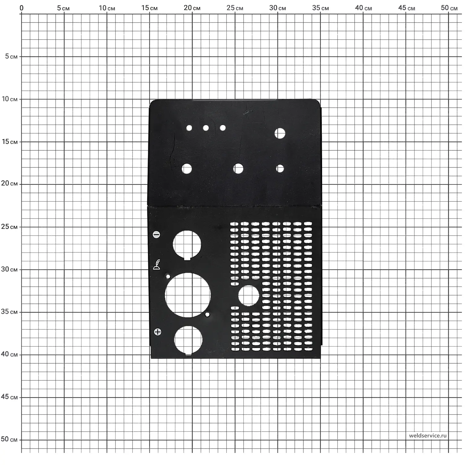 Панель передняя металл (MIG160(N24001)