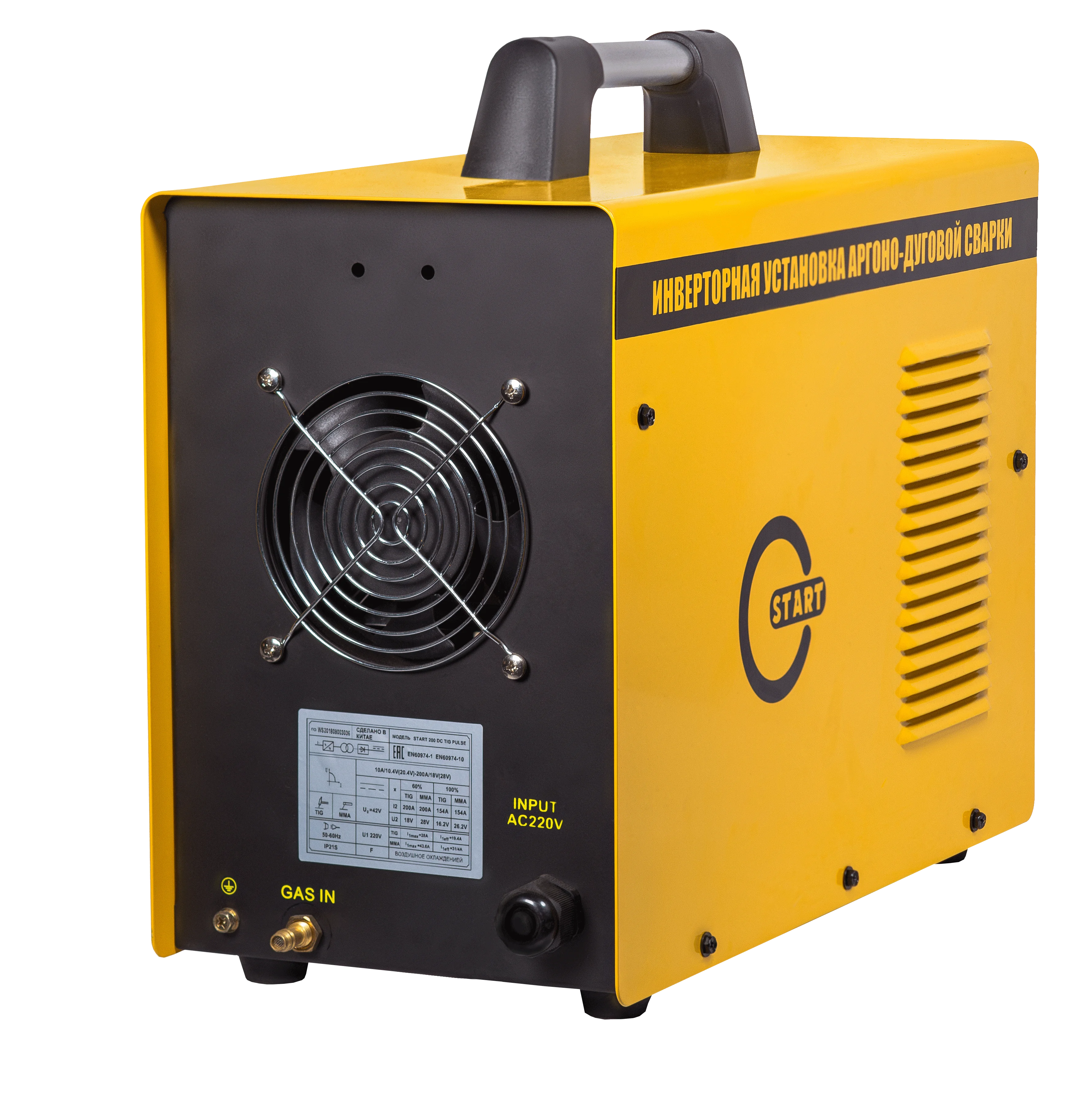 Установка аргонодуговой сварки START 200 DC TIG PULSE