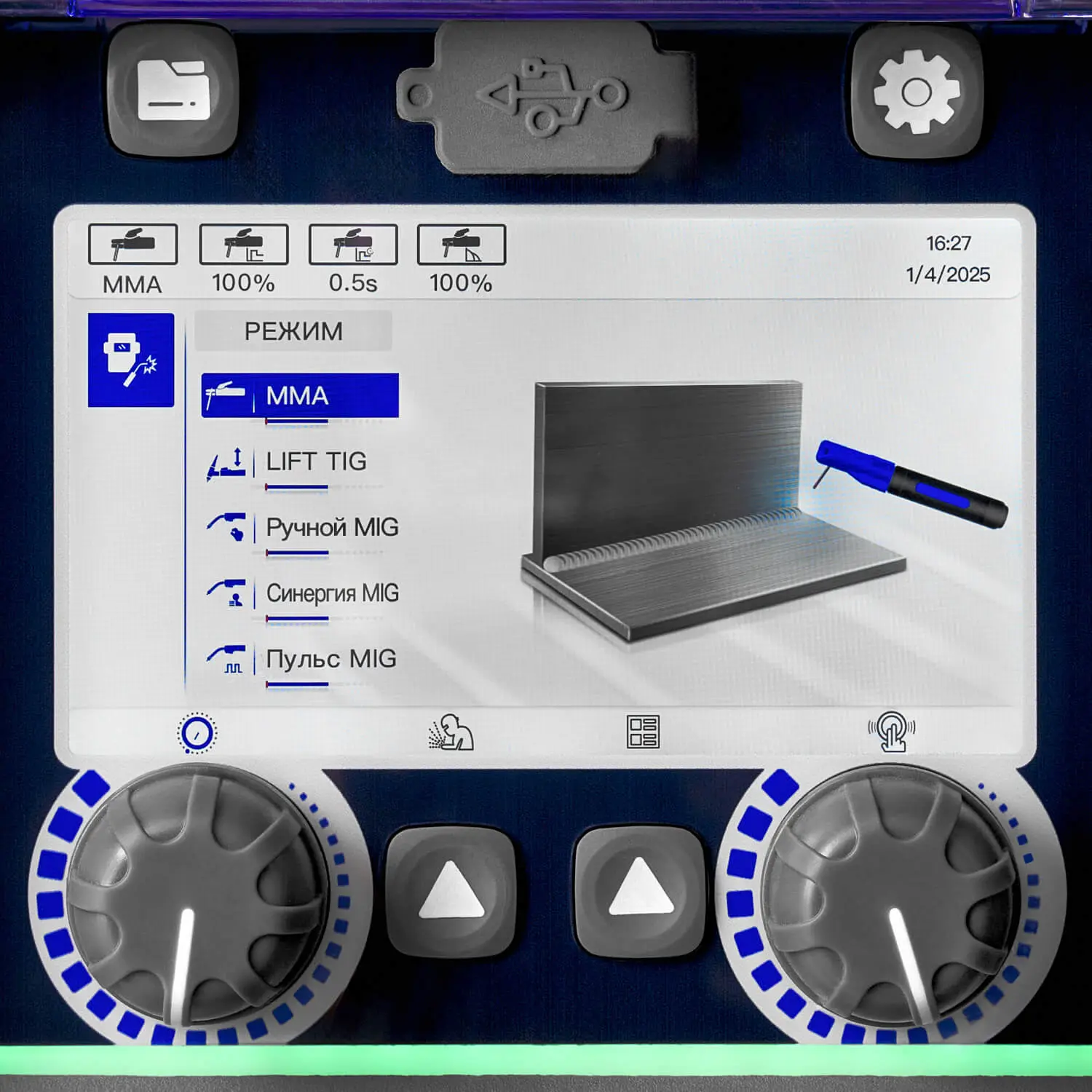 Сварочный полуавтомат ПТК HANKER MIG 200 DP PFC LCD H60