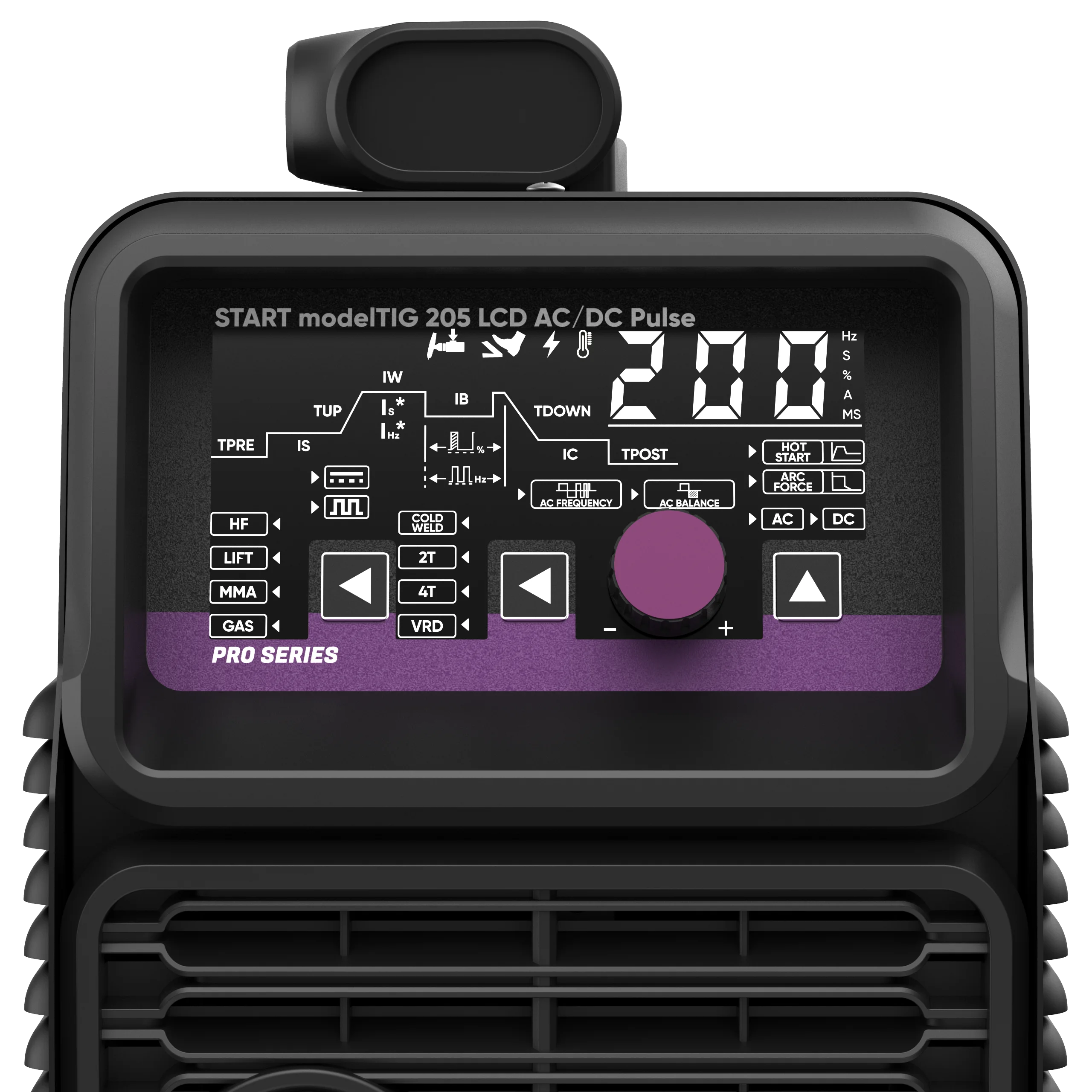 START modelTIG 205 LCD AC/DC TIG PULSE Установка аргонодуговой сварки 3W205APL