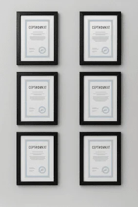 Сертификаты дилера 