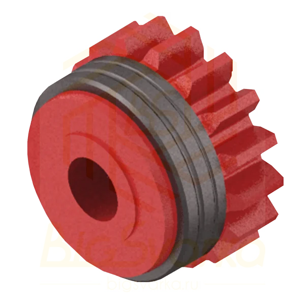 Подающий ролик 1,0-1,2 SL-500, красный, Kemppi