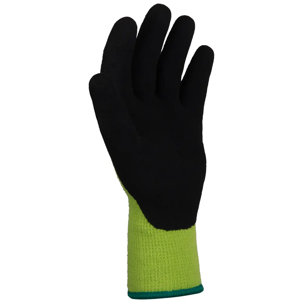 Утепленные перчатки с латексным покрытием JLW-501, XL
