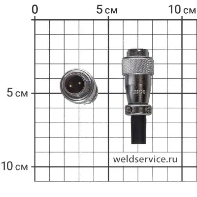 Разъём 2 pin кабельный (MZ-1250)