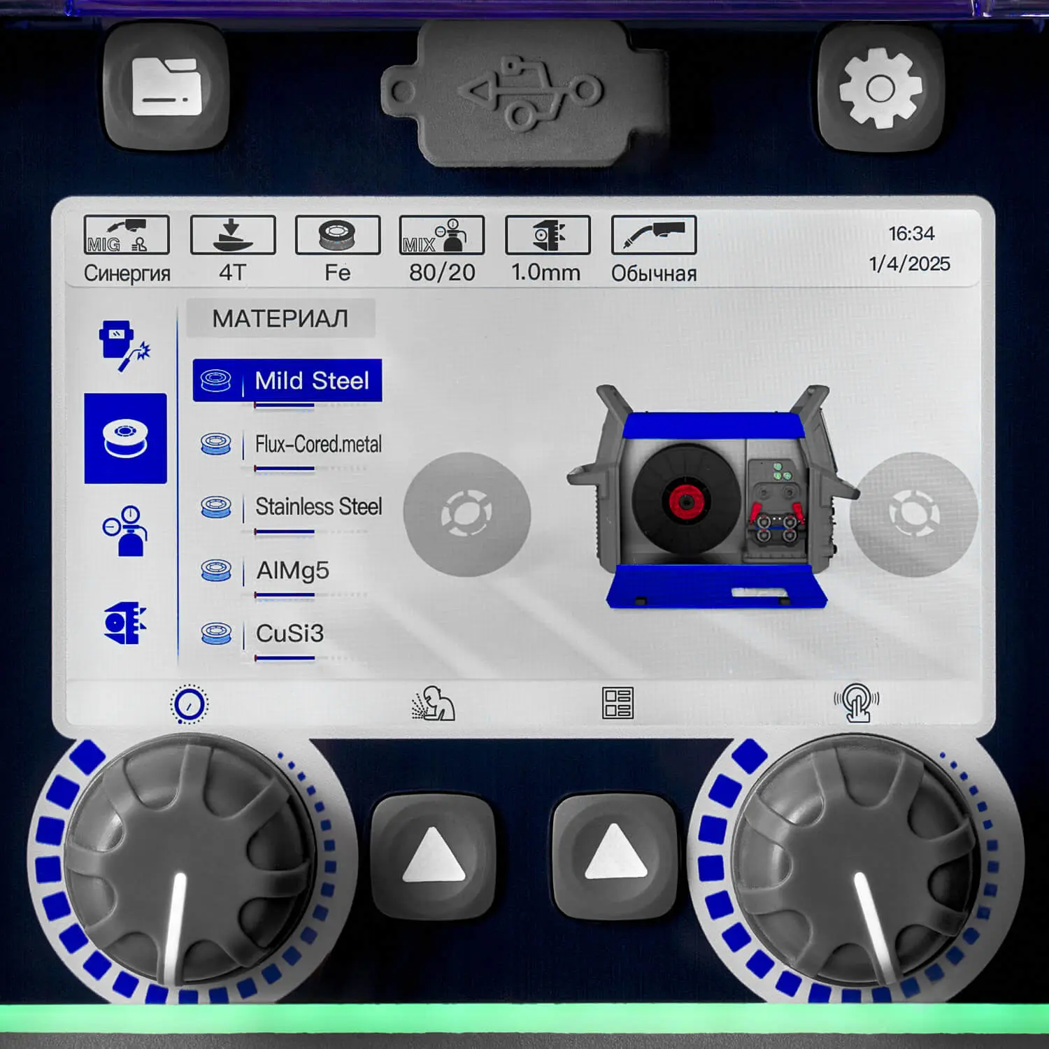 Сварочный полуавтомат ПТК HANKER MIG 200 DP PFC LCD H60