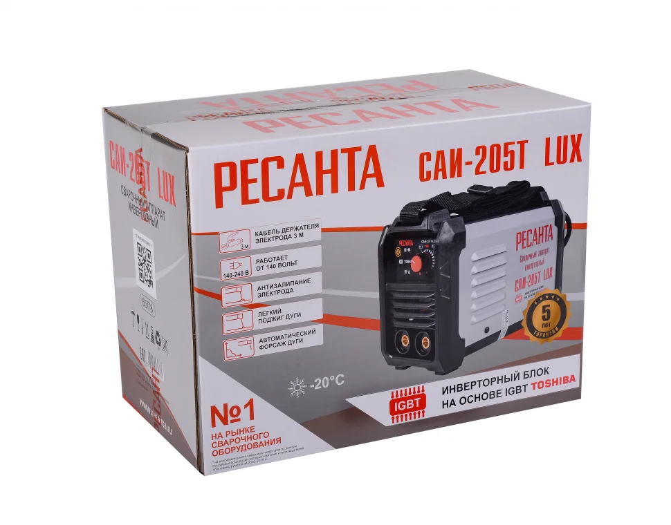 Сварочный аппарат инверторный САИ-205Т LUX Ресанта