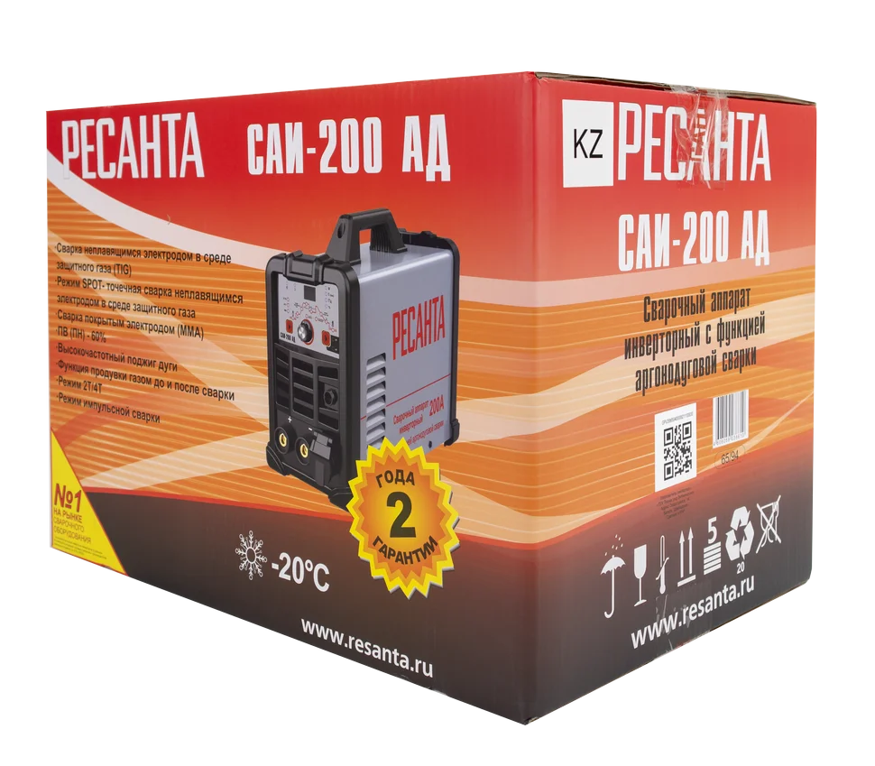 Сварочный аппарат инверторный Ресанта САИ-200 АД