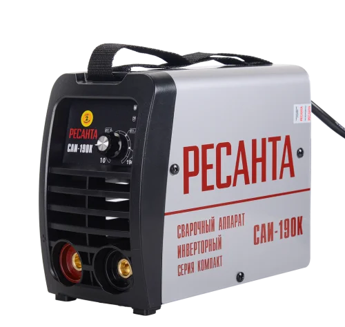 Сварочный аппарат инверторный Ресанта САИ 190К (компакт) сварочный аппарат MMA