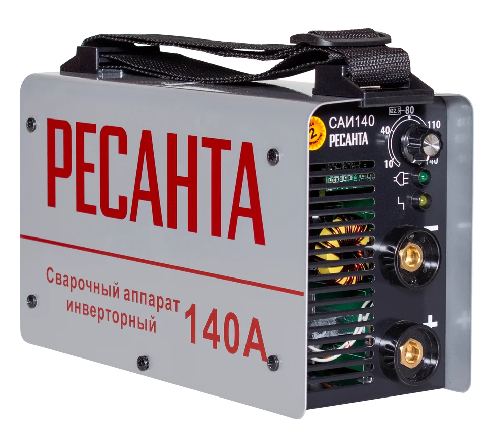 Сварочный аппарат инверторный Ресанта САИ 140 сварочный аппарат MMA