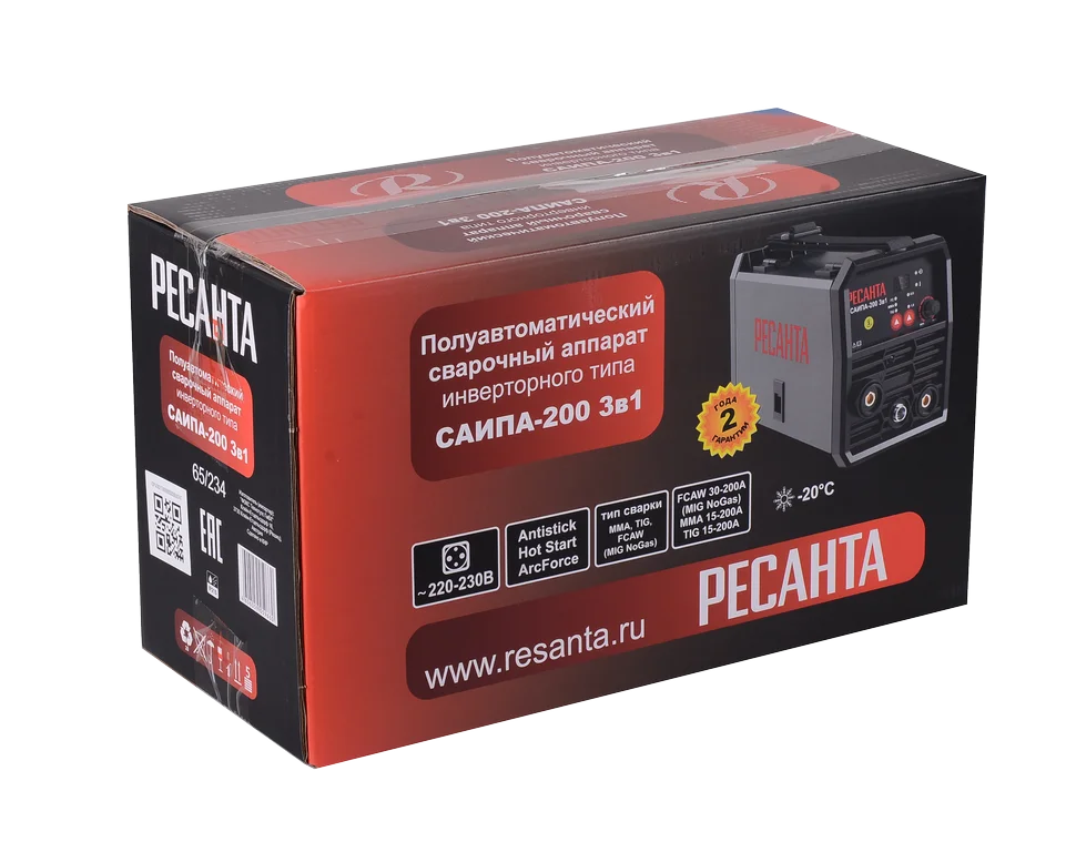 Сварочный полуавтомат САИПА-200 3в1 Ресанта