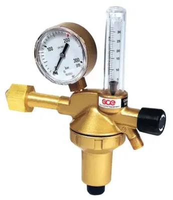 Регулятор для аргона и углекислого газа GCE DINFLOW Control