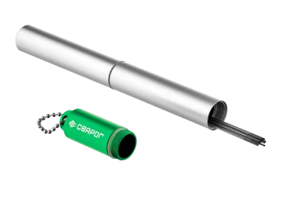 Зеленый пенал для хранения вольфрамовых электродов