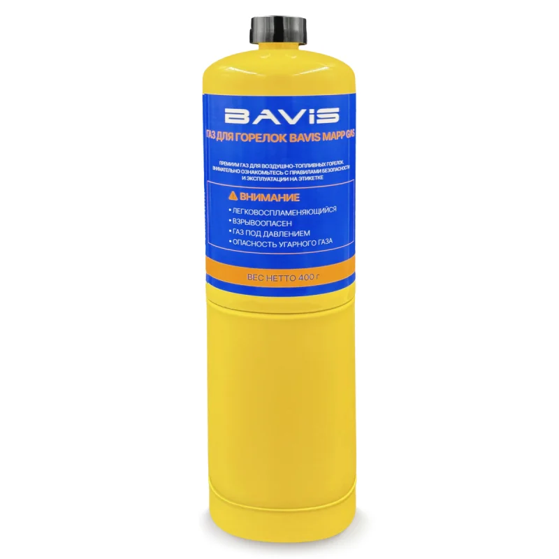 Газовый баллон BAVIS MAPP GAS, баллон 400гр