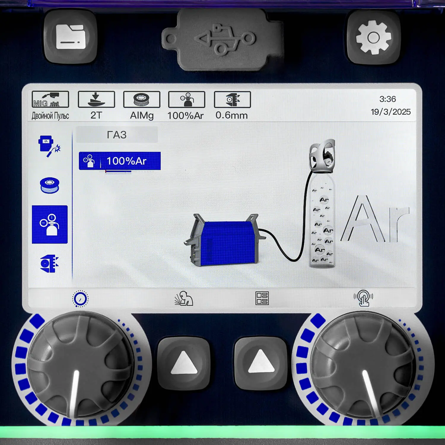 Сварочный полуавтомат ПТК HANKER MIG 230 DP AC/DC PFC LCD H95