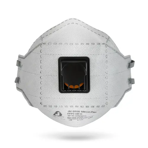 Трехпанельный респиратор с угольным слоем (FFP2 NR D) JM-9326