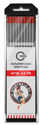 START WT 20 4,0х175 Вольфрамовый электрод (красный) WT2040175