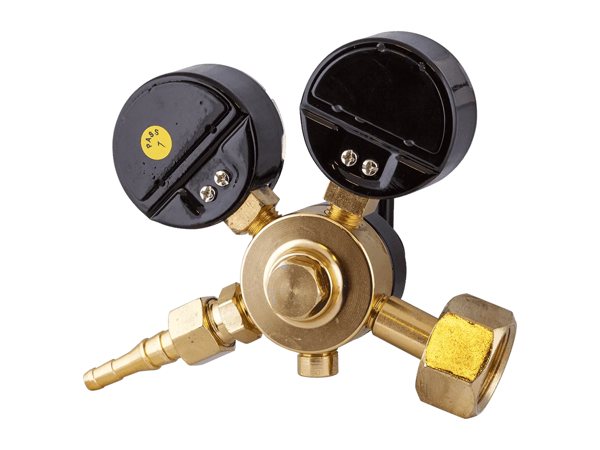 Регулятор расхода углекислотный Сварог У-30-5М (манометр + расходомер)