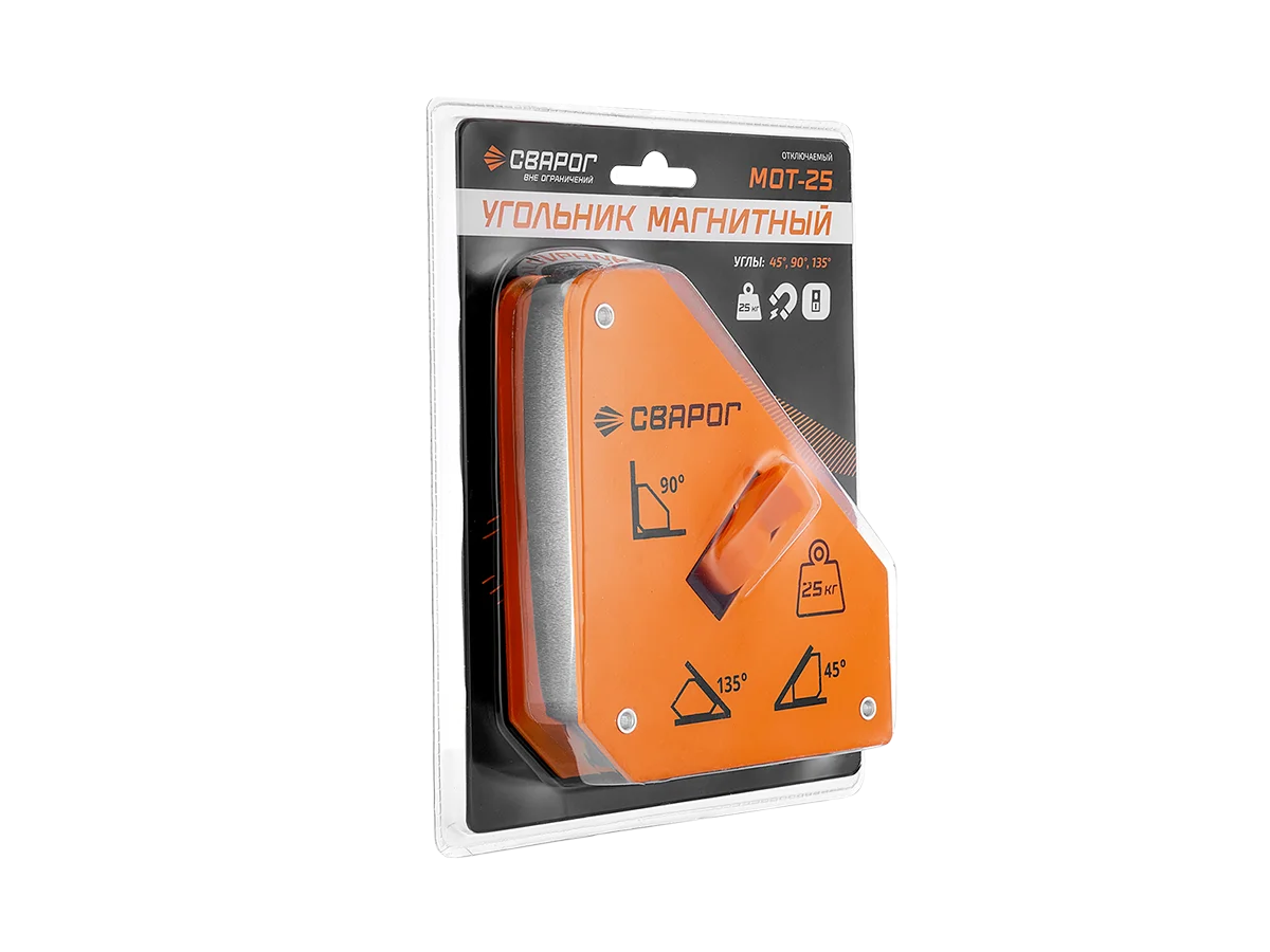 Угольник магнитный МОТ–25