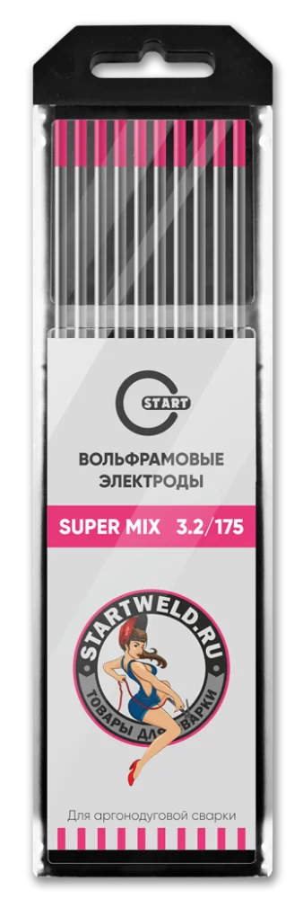 START SUPER MIX 3,2х175 Вольфрамовый электрод (розовый) WE32175
