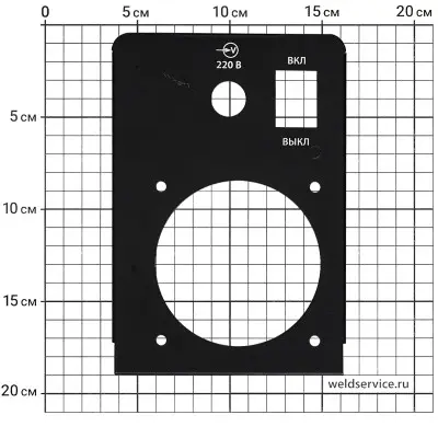 Панель задняя металл (ARC160(Z240)