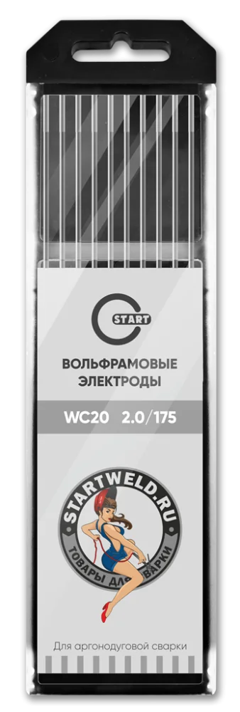 START WС 20 2,0/175 Вольфрамовый электрод (серый) WC2020175