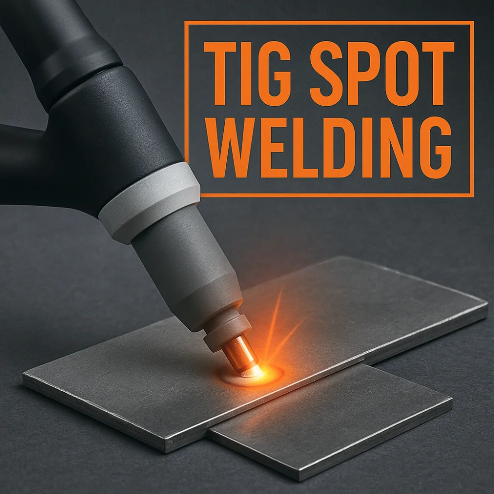 Сварка TIG SPOT обычной аргонодуговой горелкой.