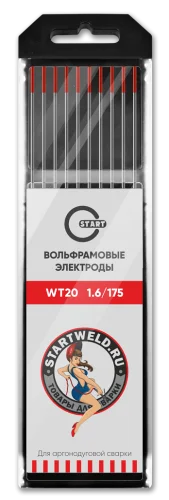 START WT 20 1,6х175 Вольфрамовый электрод (красный) WT2016175