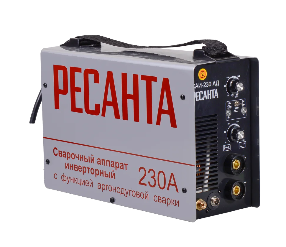 Сварочный аппарат инверторный Ресанта САИ-230 АД (аргонодуговой) сварочный аппарат MMA