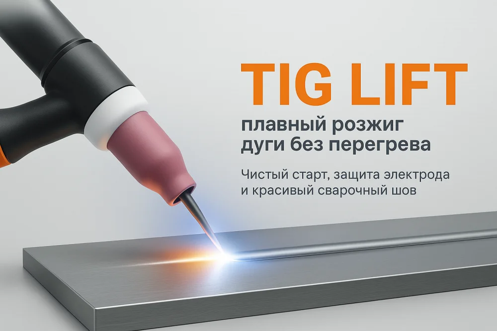 Функция тиг лифт (TIG LIFT)