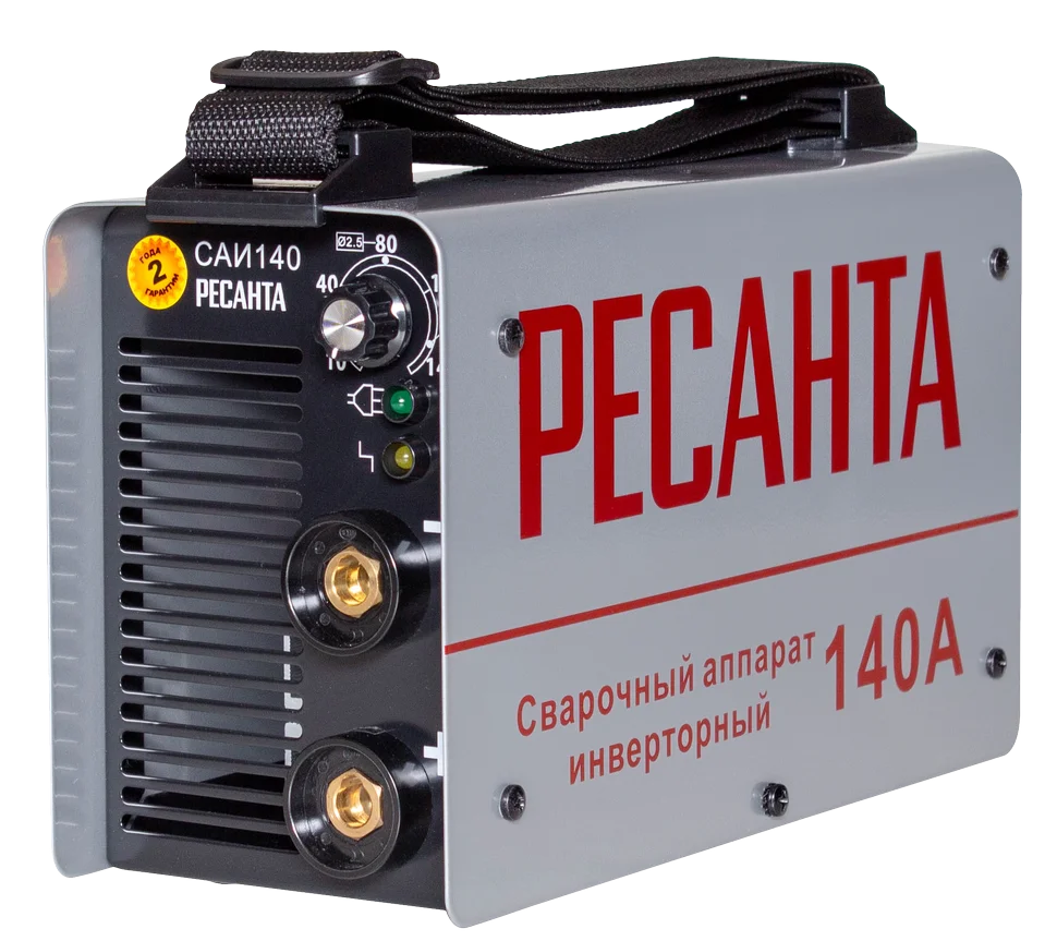 Сварочный аппарат инверторный Ресанта САИ 140 сварочный аппарат MMA