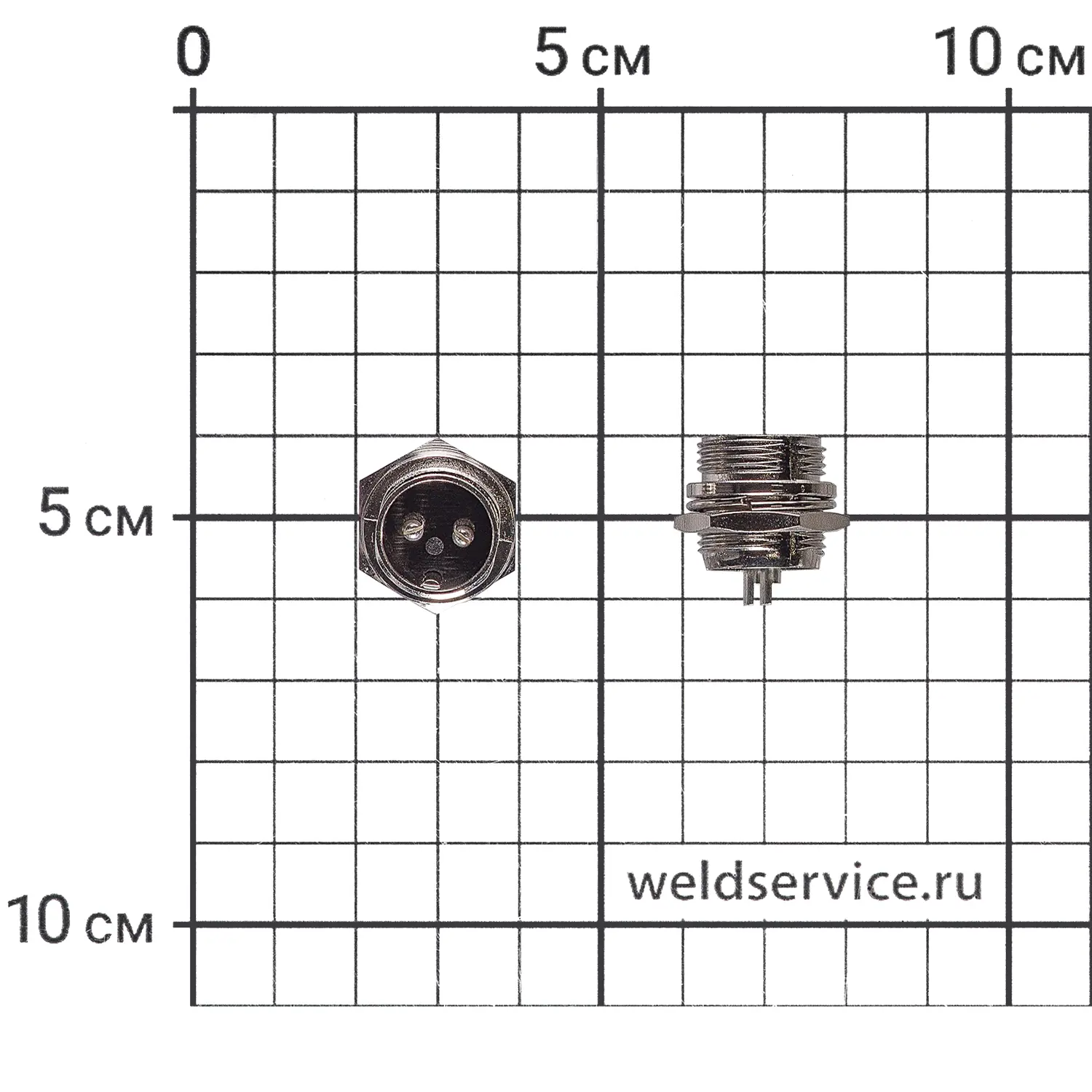 Разъём 2 pin панель