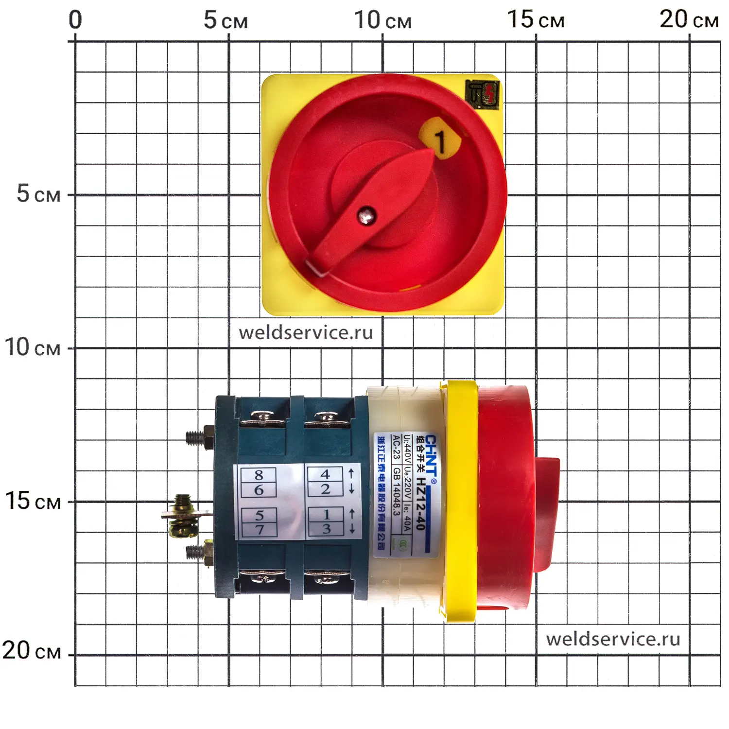 Автомат выключения круглый 1Ф