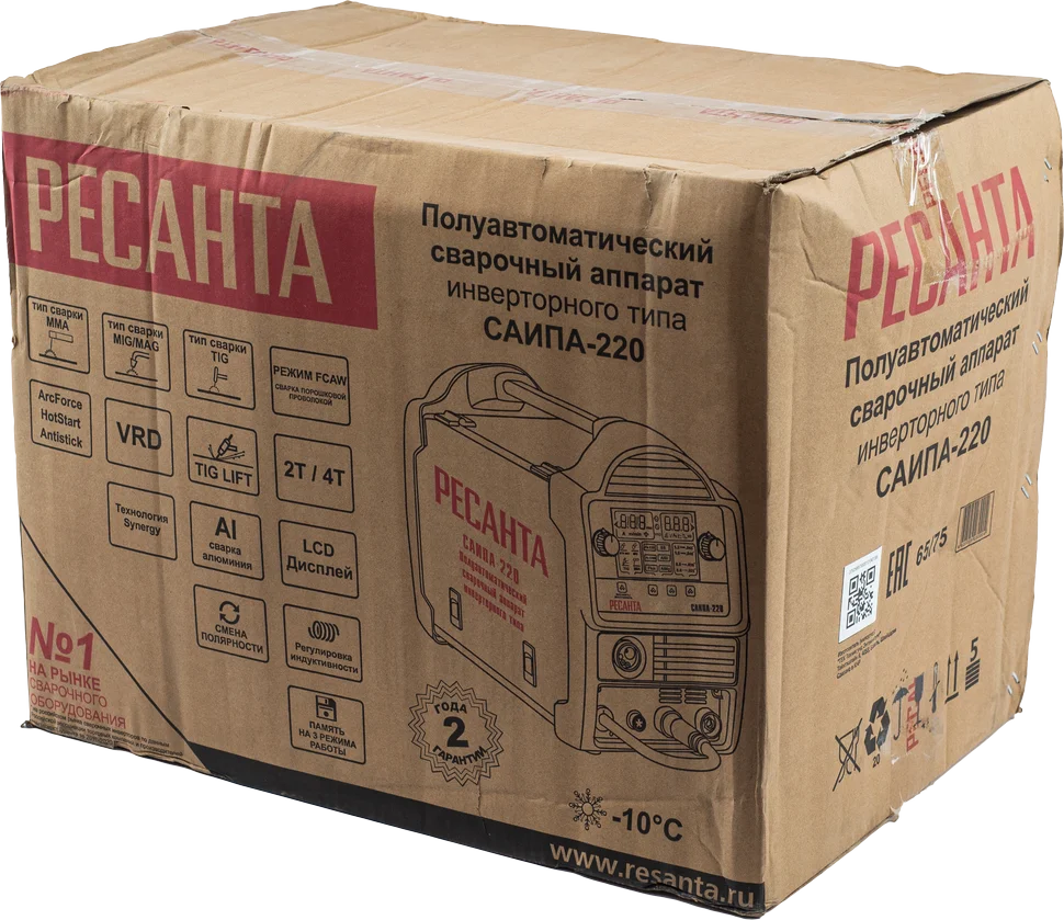 Сварочный полуавтомат Ресанта САИПА-220 (MIG/MAG)