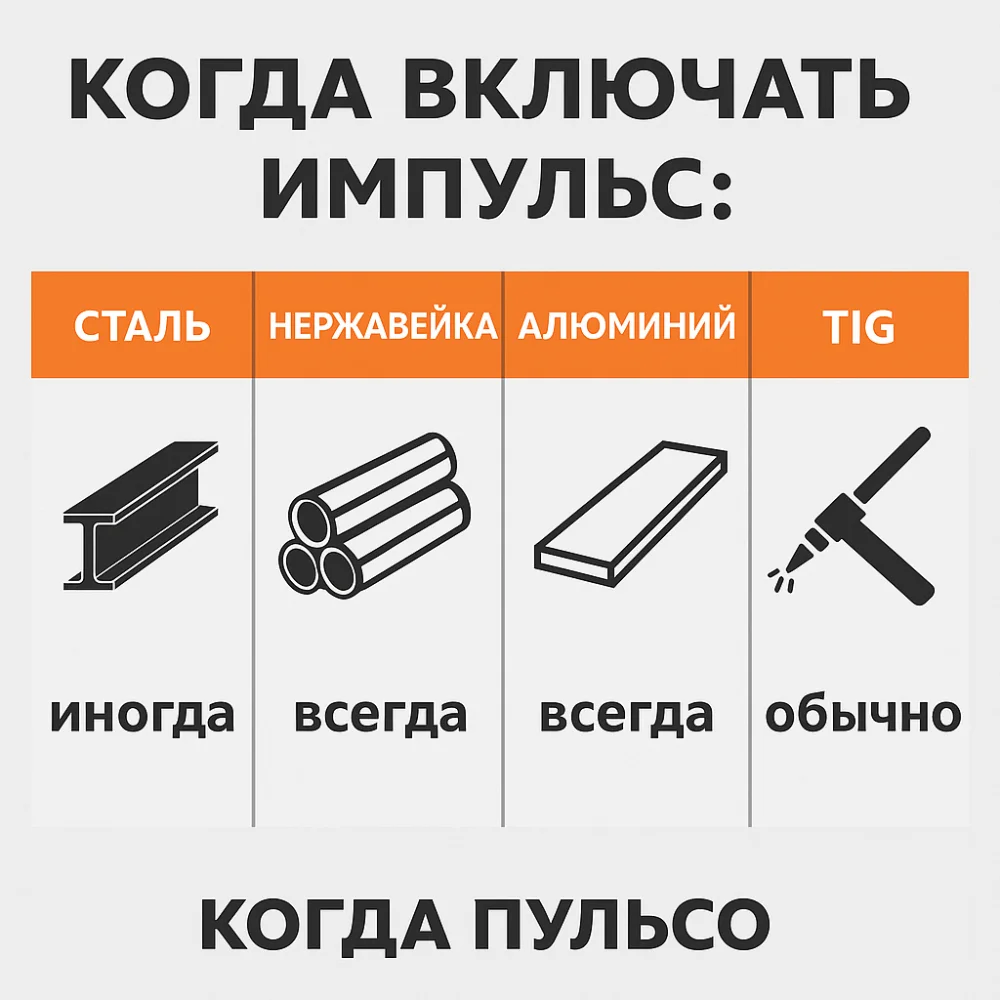 Разговор про импульсный режим.