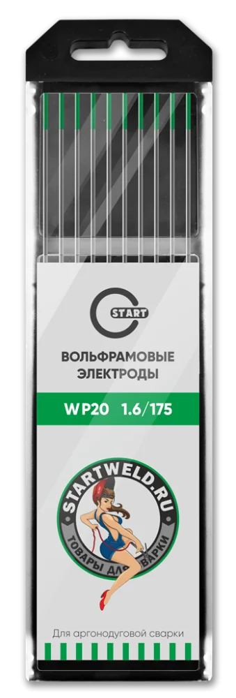START WP 1,6/175 Вольфрамовый электрод (зеленый) WP2016175