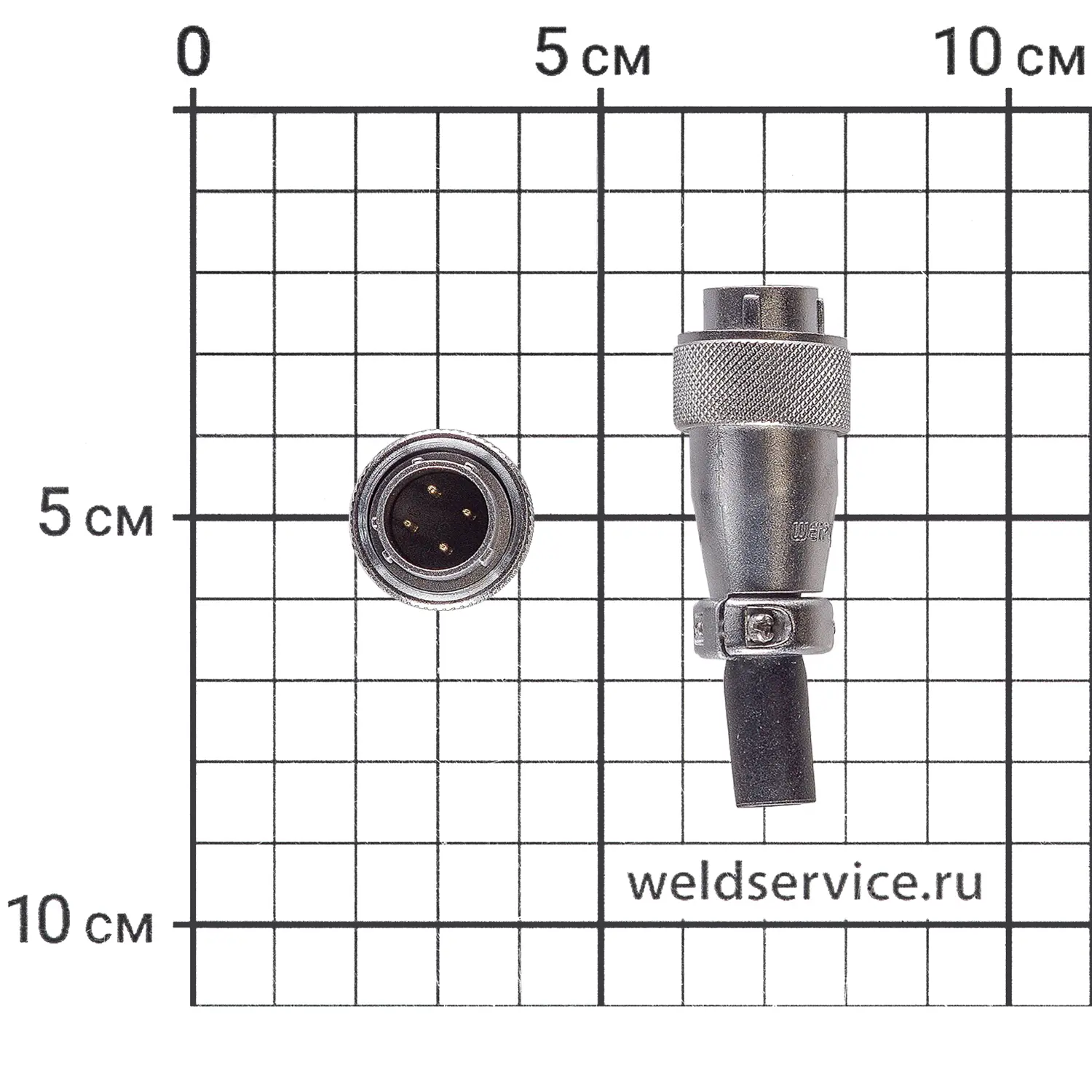 Разъём 4 pin-16 кабельный MZ