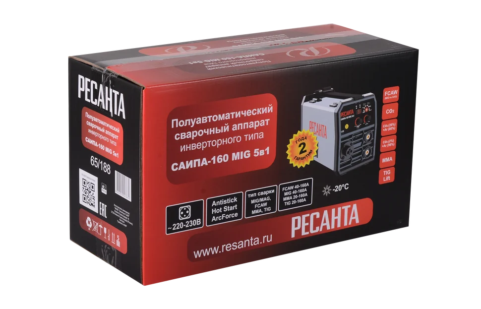 Сварочный полуавтомат Ресанта САИПА-160 MIG 5в1