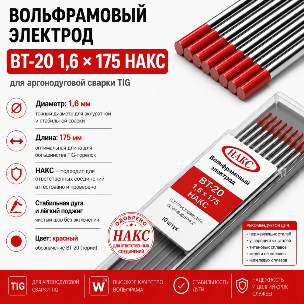 ВТ-20 1,6 Х 175 НАКС