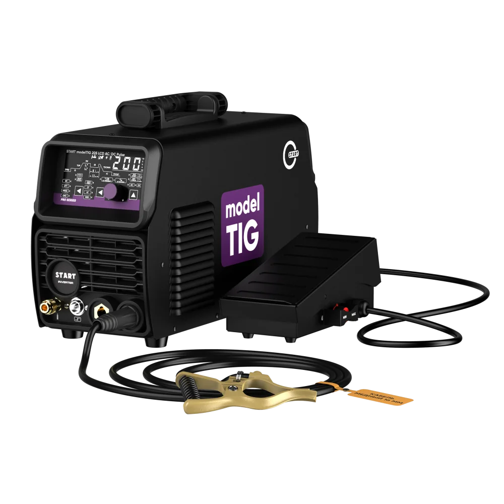 START modelTIG 205 LCD AC/DC TIG PULSE Установка аргонодуговой сварки 3W205APL