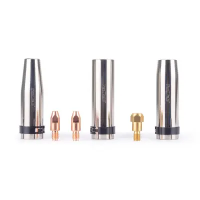 FoxWeld Набор комплектующих MIG-36 (2 наконечника, 3 сопла, 2 держ. након., 1 диффузор газ., пр-во FoxWeld/КНР)