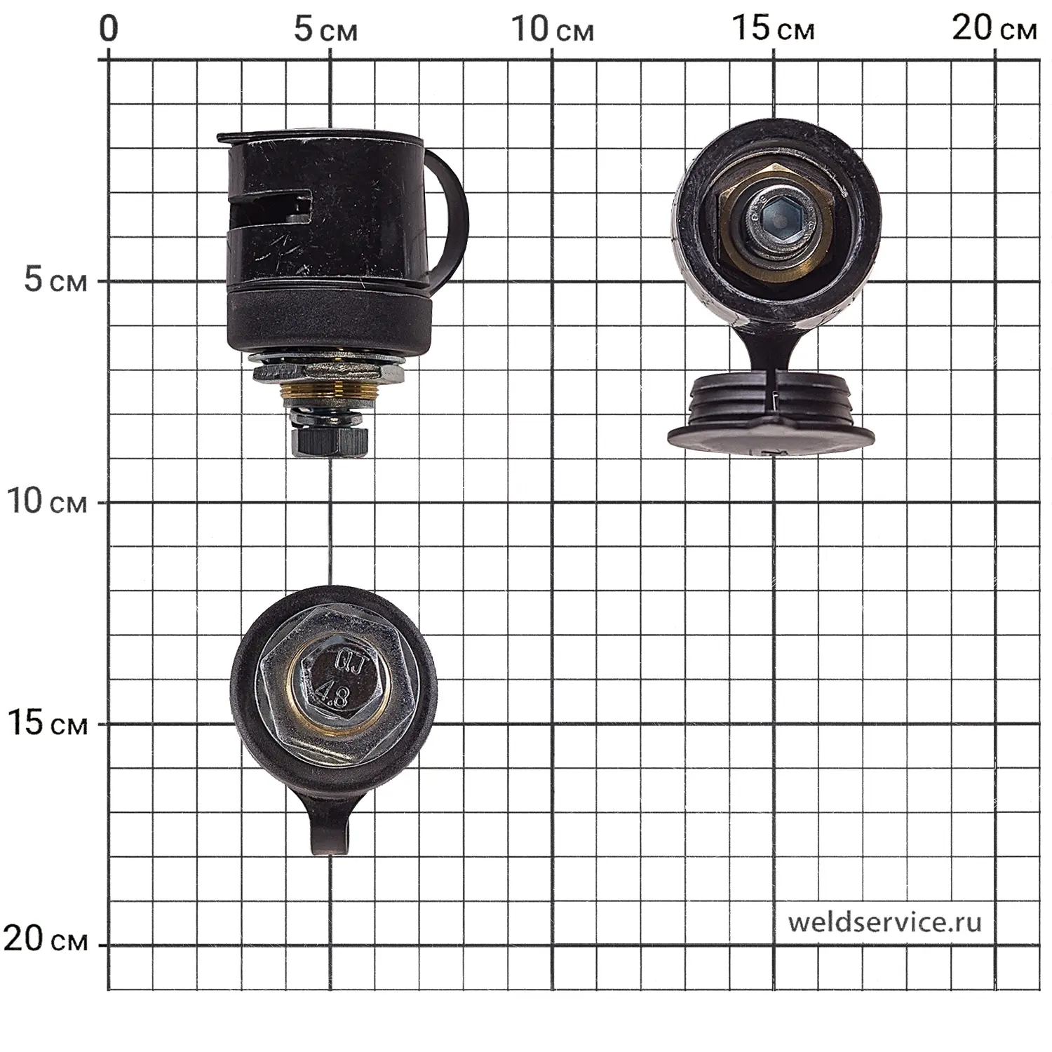 Разъём ОКС35-50 (ARC500(J11)) - черный