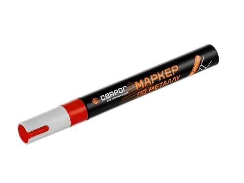 Маркер по металлу 3 мм  , красный