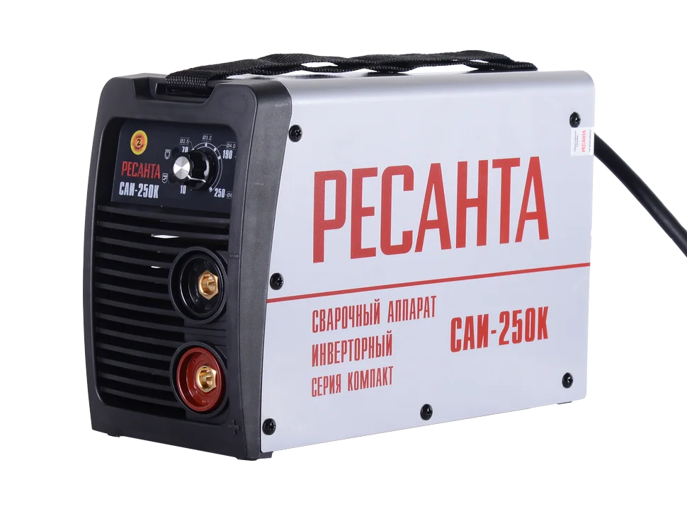 Сварочный аппарат инверторный Ресанта САИ 250К (компакт) сварочный аппарат MMA
