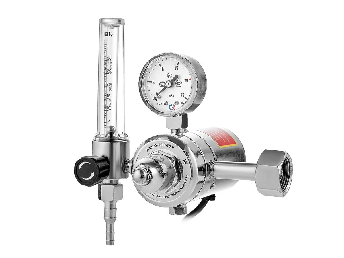 Регулятор универсальный У-30/АР-40-П-36-Р (с ротаметром, подогреватель на 36 В)