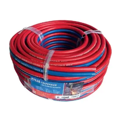 Рукав спаренный (40 м; 9/9 мм; кислород/ацетилен/пропан)