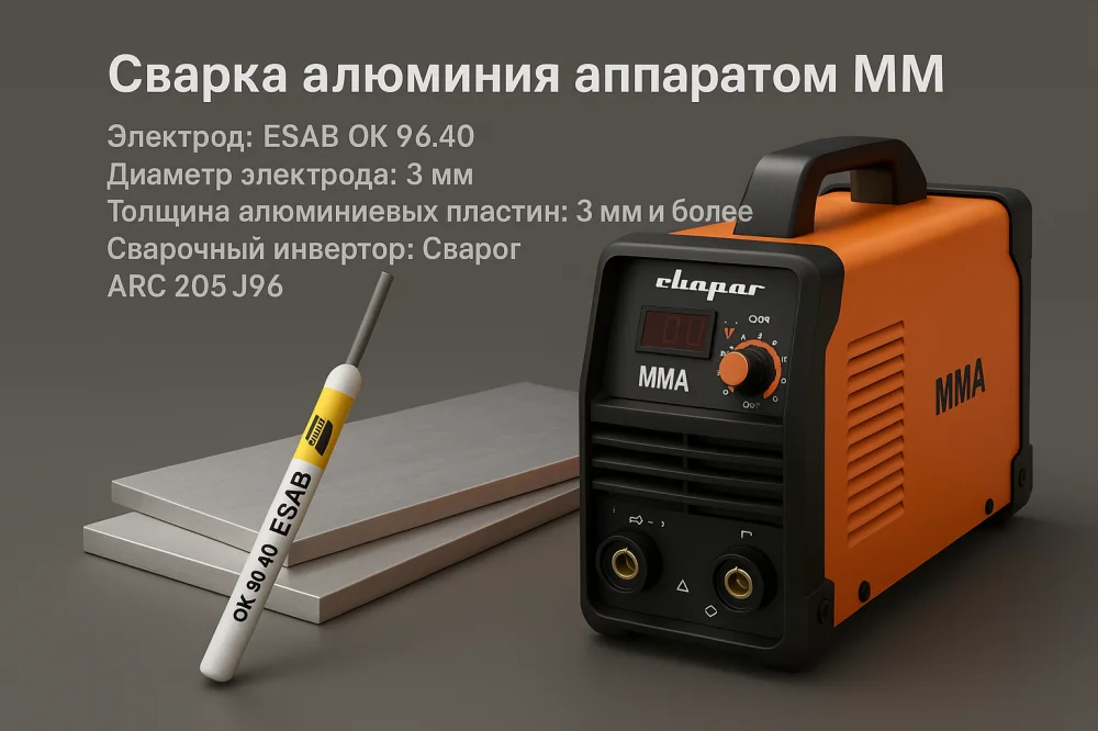 Сварка алюминия аппаратом MMA