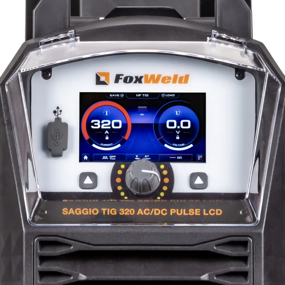 Комплект аппарата аргонодуговой сварки SAGGIO TIG 320 AC/DC PULSE LCD