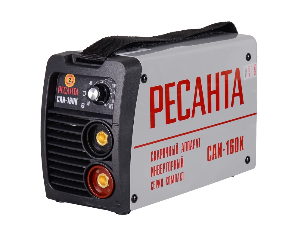 Сварочный аппарат инверторный Ресанта САИ 160К (компакт) сварочный аппарат MMA