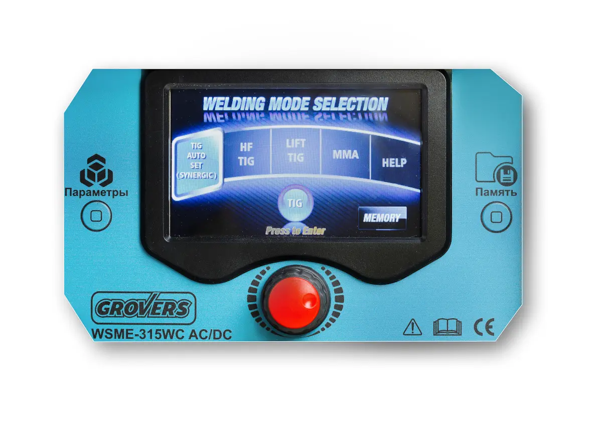 Сварочный инвертор GROVERS WSME315 WC AC/DC Pulse (LCD)