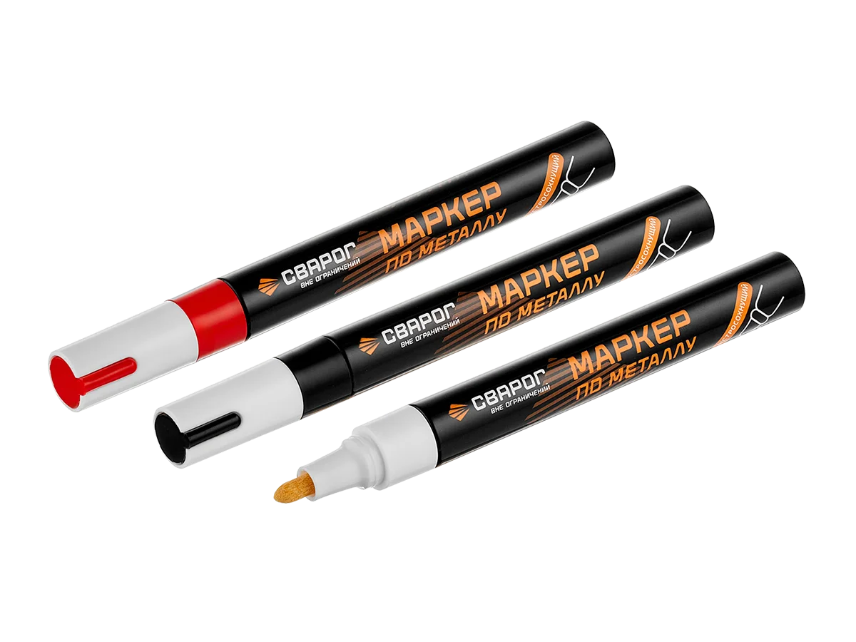 Маркер по металлу 3 мм  , белый